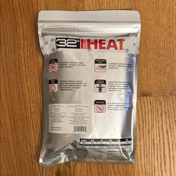 32 Degrees Heat Kids Long Sleeve Crew Neck + Legging Set - Black - Picture 2 of 2